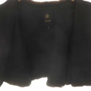 Drawer ミンクファーショートコート 38 ブラウン