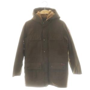 ビーコンブランド ボアオイルジャケット ジップアップ M カーキブラウン /HK OS
