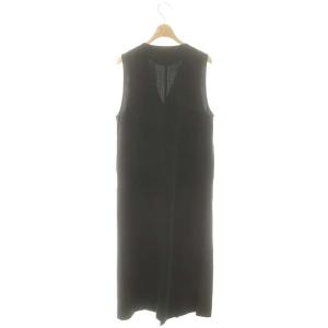 JOURNAL STANDARD relume 23SS TRストレッチダブルボタンジャンパースカート ロング F ブラック /HK OS