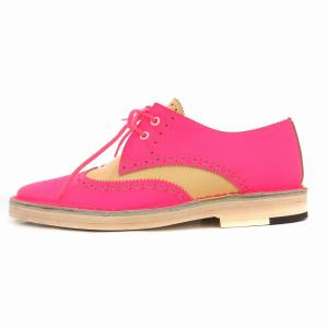 PIERRE HARDY ウイングチップドレスシューズ 内羽根 35 ピンク ベージュ /AE