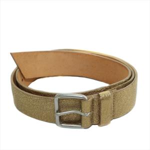 ベルト メタリック レザー ゴールドカラー 3B-K302 /AS OS