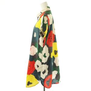 marimekko 総柄 シャツ ワンピース S マルチカラー /MI OS