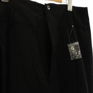 JOURNAL STANDARD LUXE 22AW ハイウエスト BONパンツ ワイド タック M 黒 ブラック 22030440700040