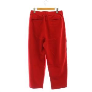 JOURNAL STANDARD LUXE 22AW ポンチ タックパンツ テーパード イージー 赤 レッド /AT OS