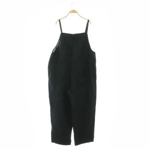 JOURNAL STANDARD LUXE 23SS リネンワッシャー キャミサロペ パンツ ブラック /HK OS