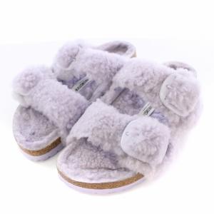 Arizona big buckle teddy rivet Logo OS サンダル ファー 38 24.5cm