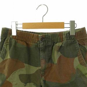 POLO RALPH LAUREN ショートパンツ カモフラ柄 S カーキ /AT OS