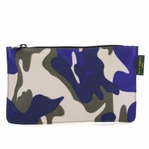 フラットポーチM カモフラ 迷彩柄 青 カーキ 902F /TK OF