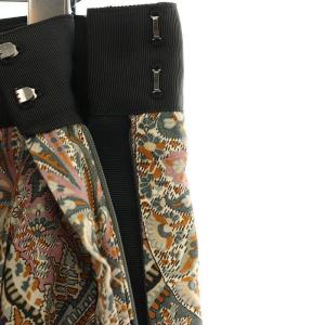 MARGARET HOWELL 24AW LIBERTY ARCHIVE COTTON スカート プリーツ ミモレ ロング 総柄 3 マルチカラー