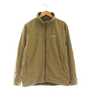 1102325 クリマプラス100 ウィズシェルジャケット ブルゾン L 茶 /MI OS