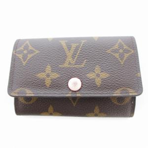 M60701 モノグラム ミュルティクレ 6連キーケース ブラウン フューシャピンク /UO