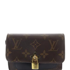 LOUIS VUITTON モノグラム ポルトフォイユフラワーコンパクト 三つ折り財布 ブラウン M62578
