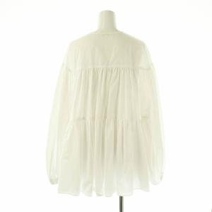 yori リボンボリュームギャザーブラウス F 白 /MI OS