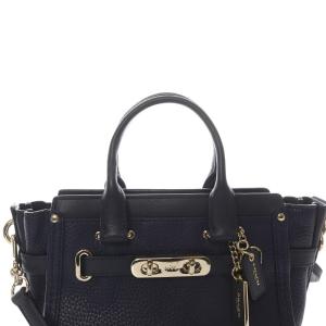 COACH 2WAYバッグ ハンドバッグ ショルダーバッグ 紺 ネイビー J1577 /SR35