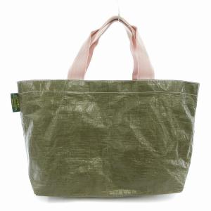 Hervé Chapelier ハンドバック マルシェバッグ カーキ /AE