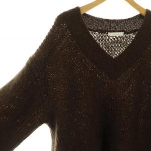 JOURNAL STANDARD カラーモヘアVネックプルオーバー ニット セーター ブラウン /DO OS