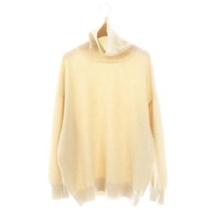 JUSPER タートルネックプルオーバー ニット セーター 長袖 ベージュ /HK OS