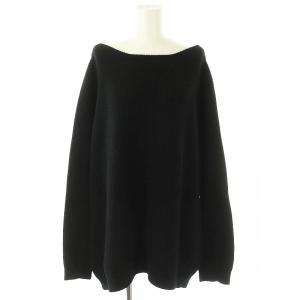 OLBIA アゼプルオーバー ニット セーター 長袖 ブラック /DF OS