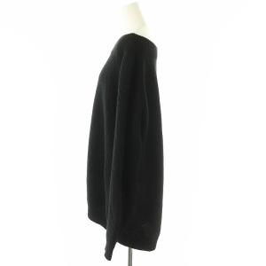 MUSE de Deuxieme Classe OLBIA アゼプルオーバー ニット セーター 長袖 ブラック /DF OS