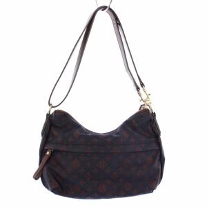 russet ワンショルダーバッグ 総柄 ナイロン 紺 茶 /TK OF