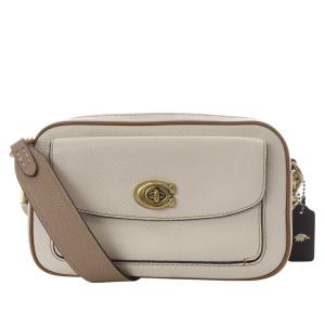 ウィロウ カメラ バッグ カラーブロック ショルダーバッグ ワンショルダー 斜め掛け レザー ホワイト