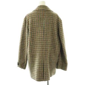 Ameri VINTAGE ECO WOOL BIG JACKET ジャケット チェック F ベージュ /HK OS