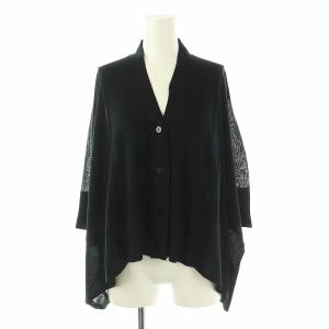ドルマンシルクニットカーディガン XS ブラック S31HA0778