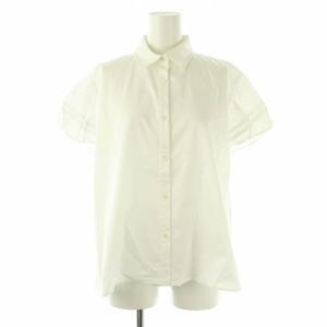 puff sleeve cotton blouse F ホワイト