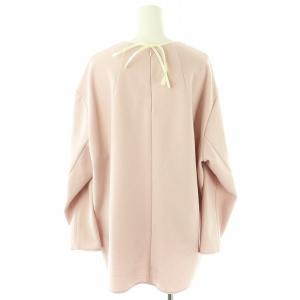 yori パイピングリボンプルオーバーブラウス プルオーバー 長袖 F ピンク /HK OS