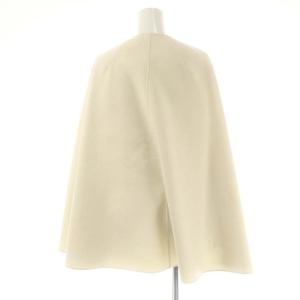 ESTNATION 24SS ポリエステルリバーケープコート ノーカラー F アイボリー /DO OS