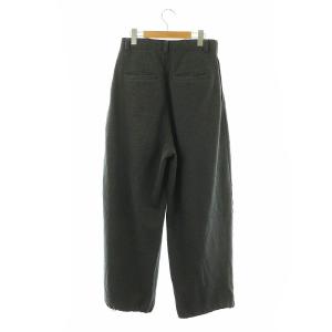 ETRE TOKYO 25SS スウェットタックパンツ ワイド M ダークグレー /MI OS