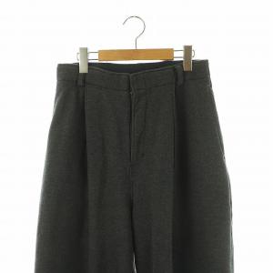 ETRE TOKYO 25SS スウェットタックパンツ ワイド M ダークグレー /MI OS