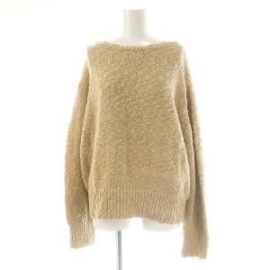 24SS 2way コットンニットカーディガン カットソー F ベージュ /MI OS