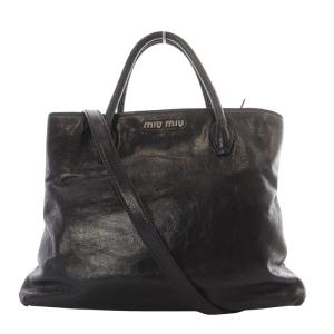 VITELLO SHINE ハンドバッグ 2way NERO