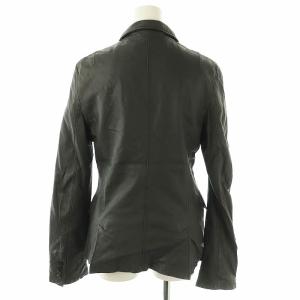 Neil Barrett レザーテーラードジャケット シープスキン S グレー /AT OS SH