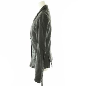 Neil Barrett レザーテーラードジャケット シープスキン S グレー /AT OS SH