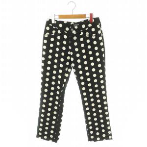 COMME des GARCONS AD2003 ドットパンツ ストレート M ブラック /HK OS