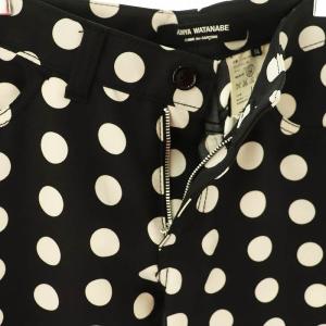 JUNYA WATANABE COMME des GARCONS AD2003 ドットパンツ ストレート M ブラック /HK OS