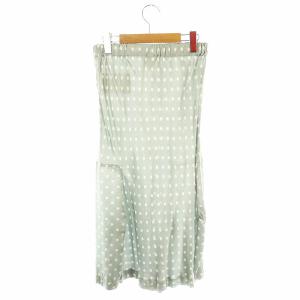COMME des GARCONS COMME des GARCONS シルクドット スカート ロング M グレー /HK OS