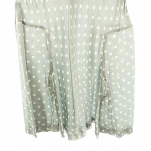 COMME des GARCONS COMME des GARCONS シルクドット スカート ロング M グレー /HK OS