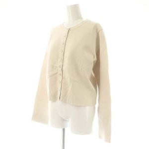 Deuxieme Classe 23SS Valuable カーディガン ニット 長袖 アイボリー /ES OS SH