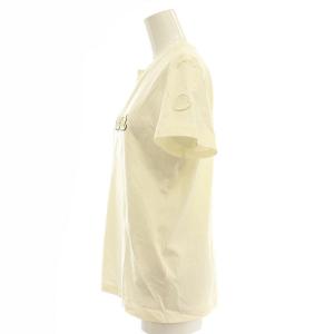 MONCLER 23SS MAGLIA MANICHE CORTE SS Tシャツ カットソー 半袖 S アイボリー ライトイエロー