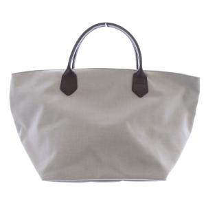 Hervé Chapelier レザーハンドル舟型トートM コーデュラ バッグ ハンドバッグ べージュ 茶色 ブラウン 1407C /SR7
