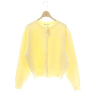 BEAUTY&YOUTH UNITED ARROWS ミラノリブ ニット カーディガン ウォッシャブル 長袖 F クリームイエロー
