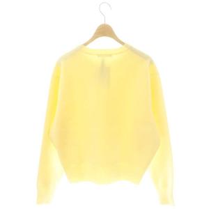 BEAUTY&YOUTH UNITED ARROWS ミラノリブ ニット カーディガン ウォッシャブル 長袖 F クリームイエロー