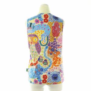 ALBEROBELLO 総柄 ノースリーブカットソー マルチカラー /HK OS