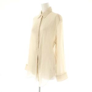 Theory SUMMER CTN PURE CLASSIC MENSWEAR SHIRT シャツ 長袖 S ベージュ