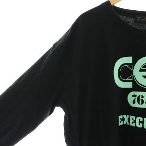 ALDIES シーイーオービッグスウェット Tシャツ 長袖 黒 ブラック /AT OS SH