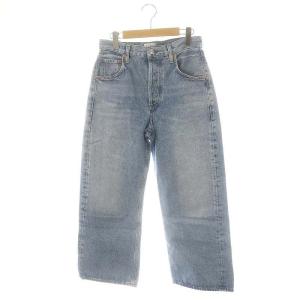 Gaucho ハイライズ ワイドジーンズ デニムパンツ ジーンズ 25 ブルー /DF OS