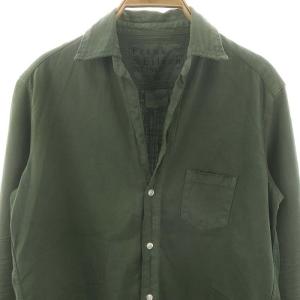 Frank&Eileen フランクアンドアイリーン EILEEN/PCD コットンシャツ 長袖 XXS グリーン /DF OS